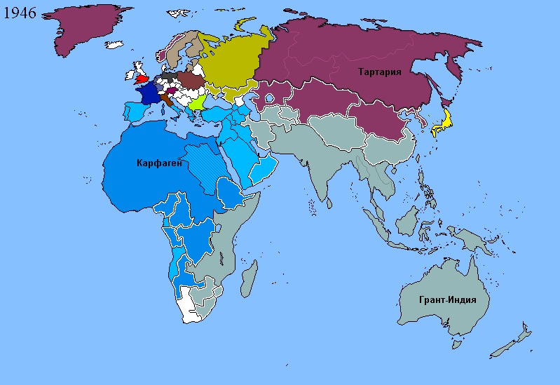 Альтернативная карта мира 1962