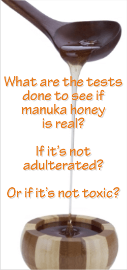 how to test manuka honey
