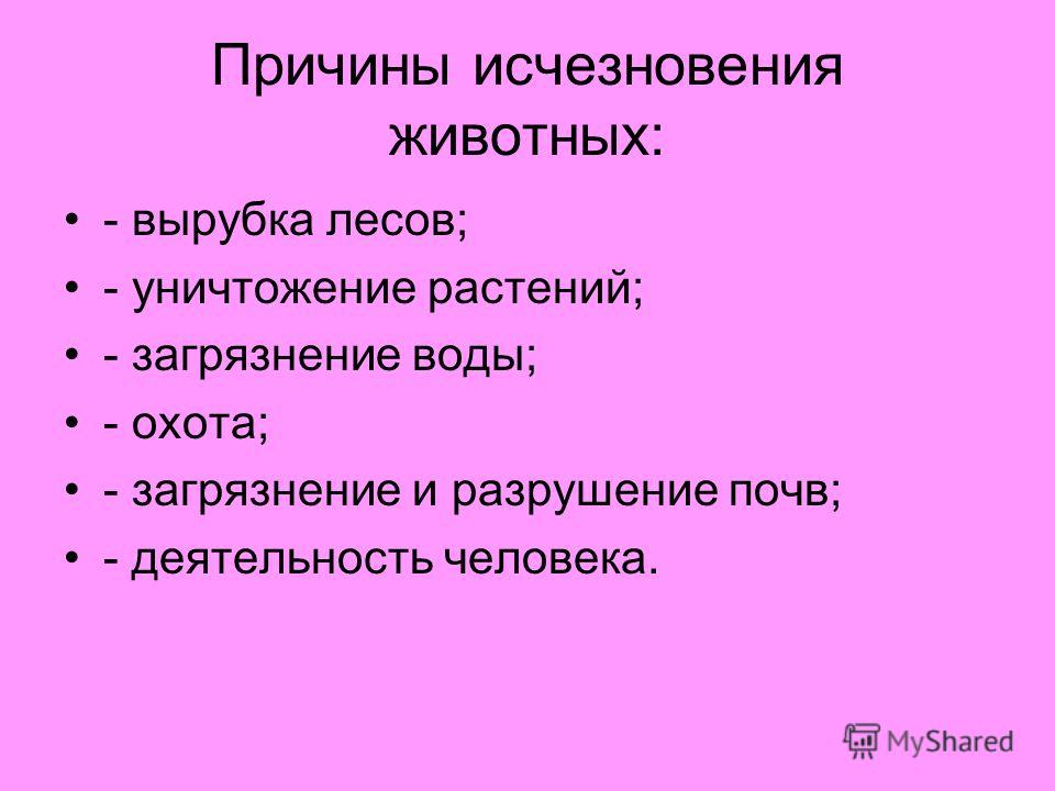 Причины вымирания. Причины исчезновения животных. Причины вымирания животных.