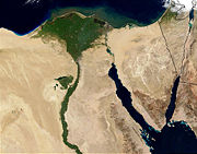 Карта течения Нила
