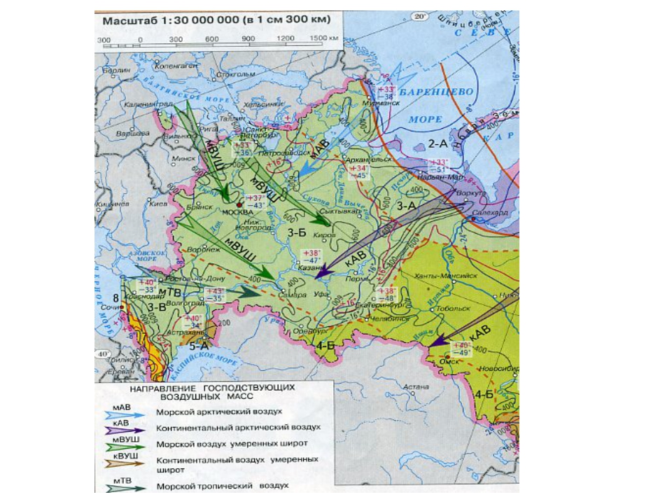 Карта восточно европейской равнины контурная 8 класс