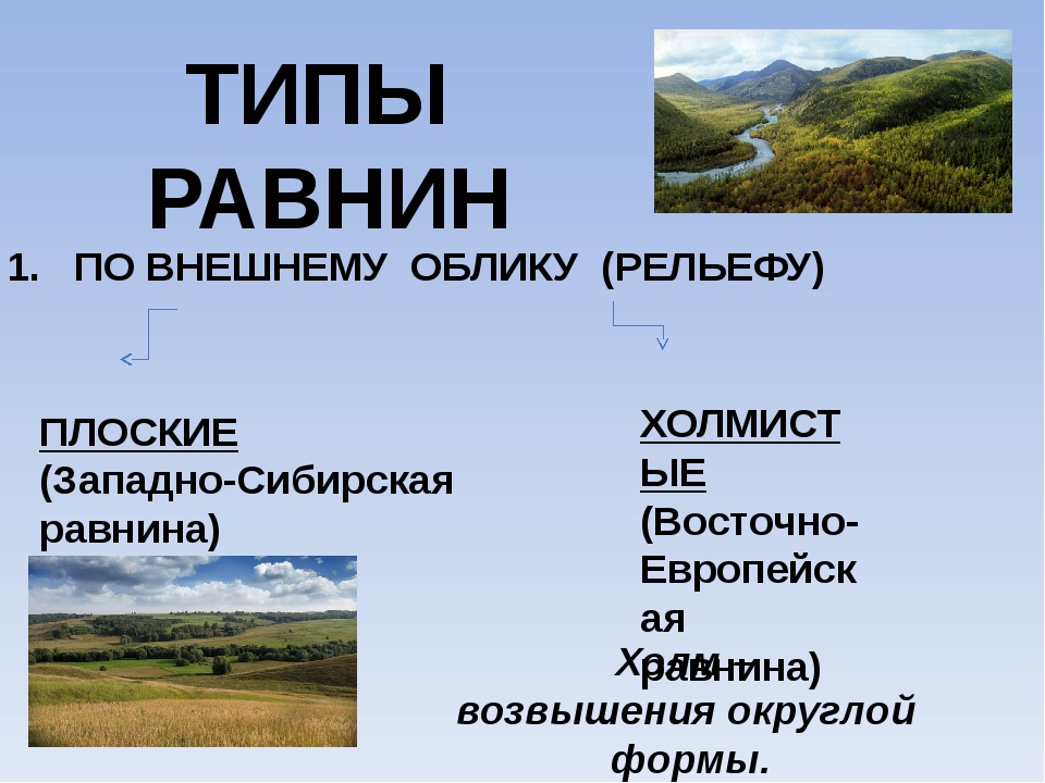 5 примеров равнин. Типы Равнинин. Виды равнин. Таблица виды равнин. Равнины виды равнин.