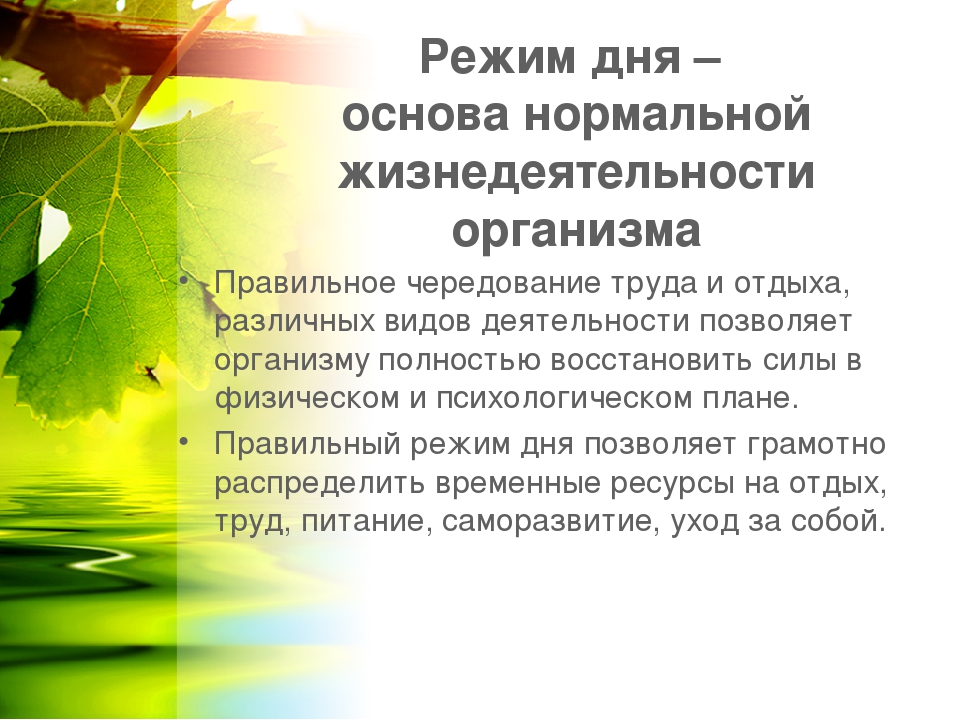 Дня основа. «Режим дня – основа жизни человека» форма мероприятия. Режим дня основа нормальной жизнедеятельности организма. Режим дня и его значение для здоровья человека ОБЖ. Режим дня и его значение для здоровья человека ОБЖ 5 класс.