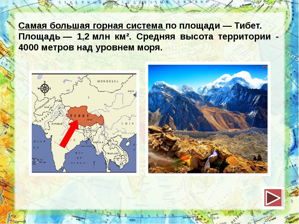 Крупнейшие горные системы евразии. Самая большая Горная система. Самое большое Нагорье в Евразии. Самые большие по площади горные системы. Горные системы Евразии.
