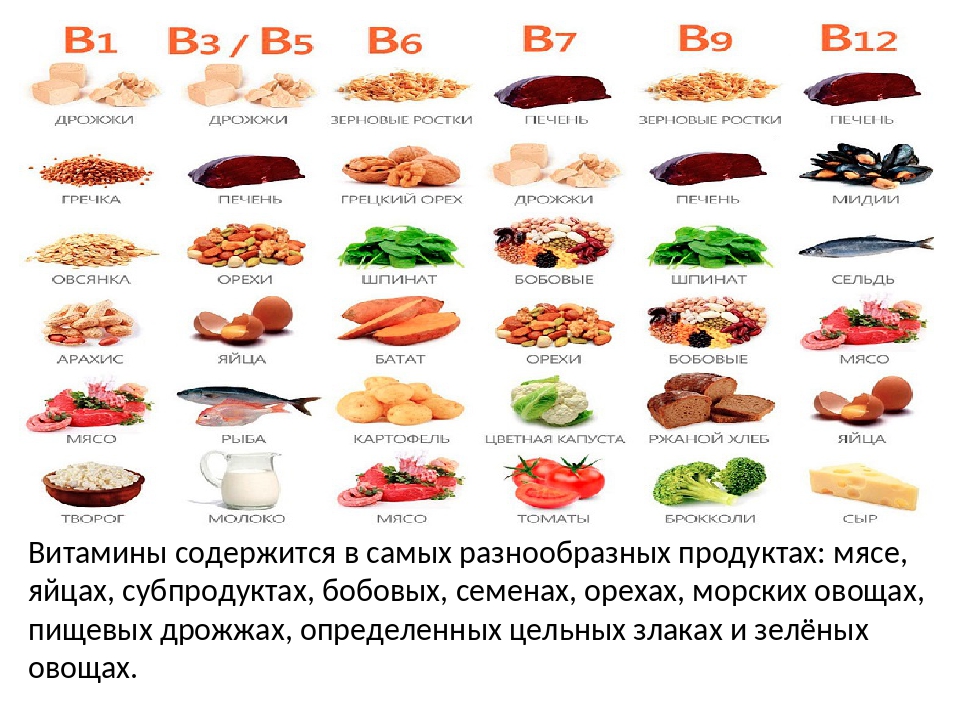 Какие витамины есть в мясе