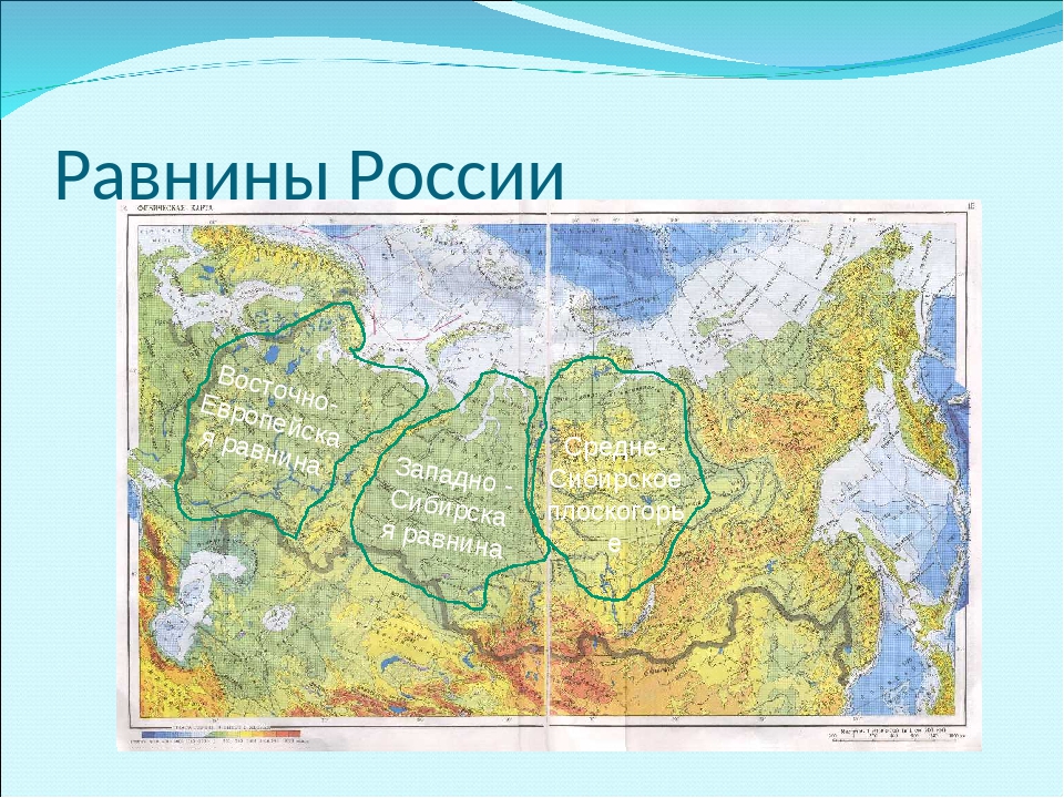 Название равнин. Карта равнины и горы России 4 класс окружающий мир. Самые крупные равнины России. Равнины России на карте. Крупные равнины России на карте.