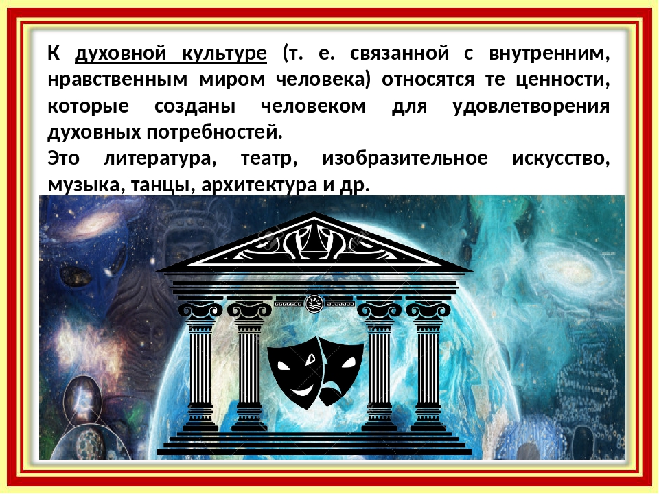 10 духовной культуры. Культура и духовный мир человека. Духовность и культура. Мир духовной культуры. Культурные символы духовные.