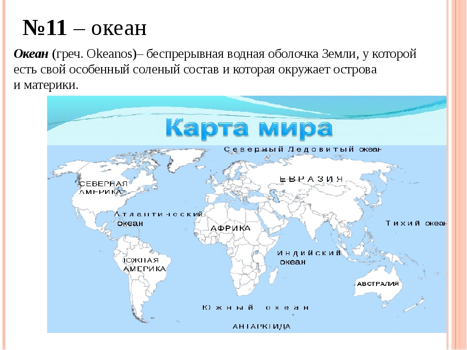Материков 6 океанов 4. Части мирового океана. Составные части мирового океана. Карта океанов. Карта мирового океана.