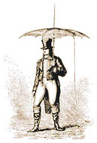 Зонт с громоотводом. Модель продавалась в XIX веке и пользовалась спросом (изображение: «Наука и жизнь»)