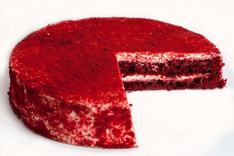 Красный торт
