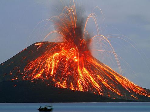 извержение вулканов
