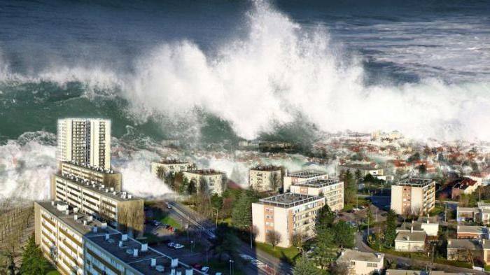 что является причиной возникновения цунами
