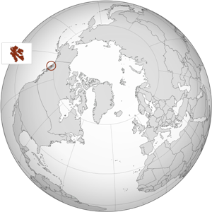 Чичагова - остров на карте