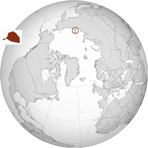 Большой Ляховский - остров на карте