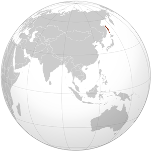 Сахалин - остров на карте