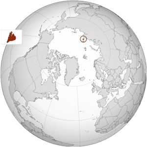 Большевик - остров на карте
