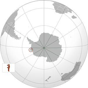 Терстон - остров на карте