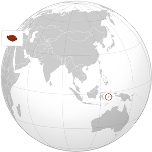 Буру - остров на карте