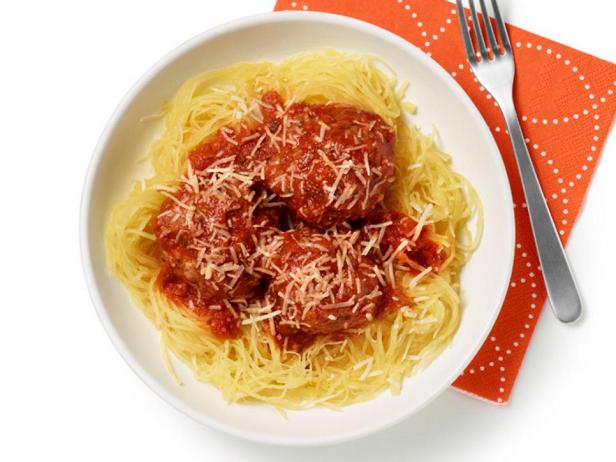 № 15: Тыква-спагетти с мясными фрикадельками