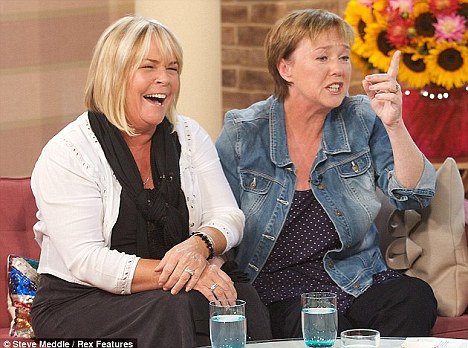 Inspiration: Linda found the motivation to lose weight after seeing her friend Pauline Quirke on This Morning last year