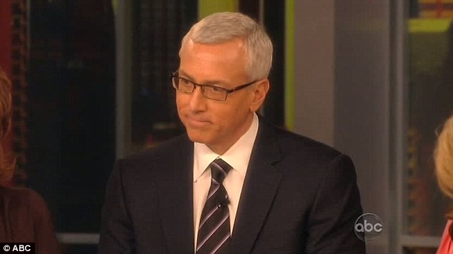Speaking out: Dr Drew made his opinions clear during an appearance on The View