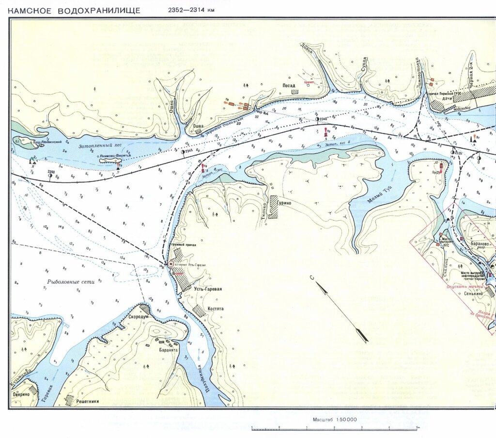 Карта ириклинского водохранилища с названиями затонов подробная