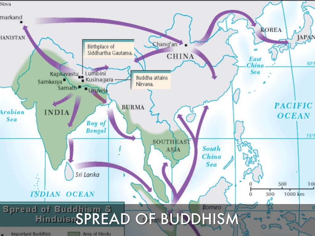 Буддизм карта распространения