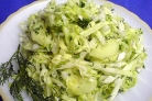 Салат капустный с уксусом