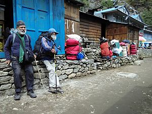 Short Rest on Everest Base Trail