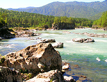 River rapids in Altai