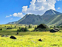 Mountain landscape in Altai