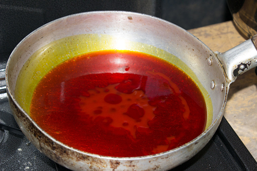 Нерафинированное пальмовое масло. Фото: Википедия