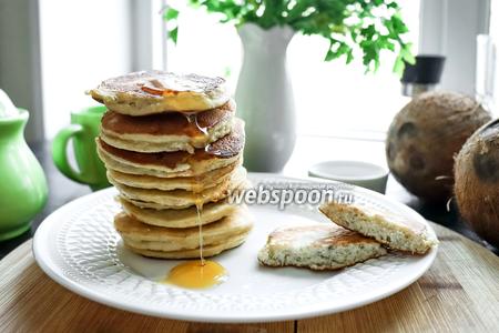 Фото рецепта Оладьи из кокосовой муки