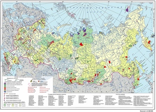 Карта заповедников россии