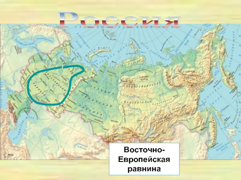 Восточно европейская равнина на карте мира контурная карта