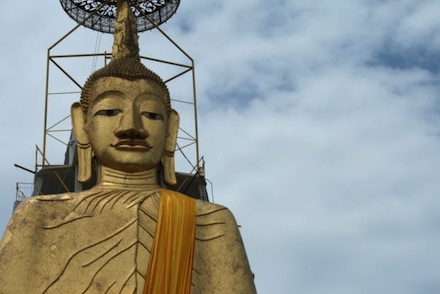 Statue of Buddha in meditation