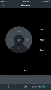 Logitech Harmony Roomba One Screen Activity Buttons