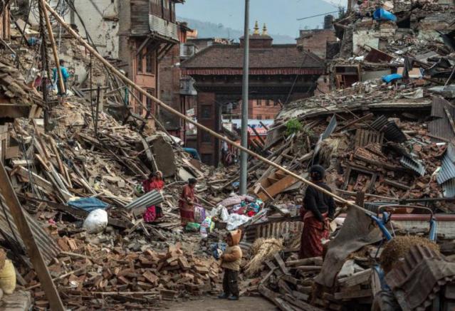 землетрясение в непале