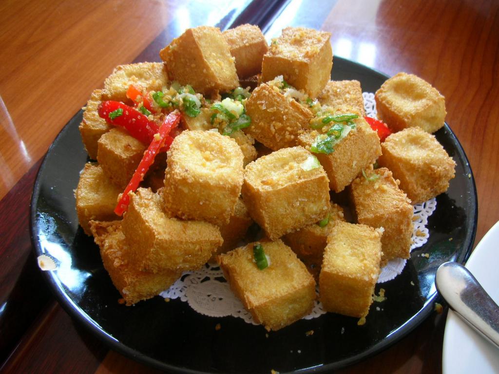 жареный сыр тофу