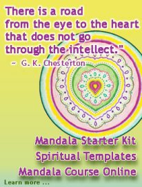  Mandala Starter Kit heart-road © Wicca-Spirituality.com
